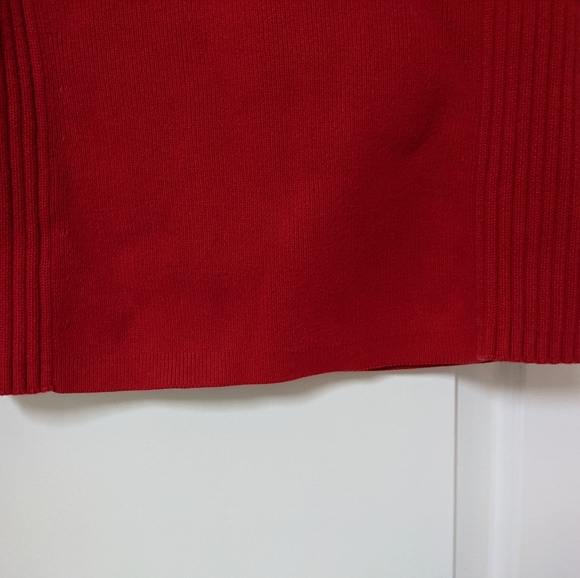 TOMMY HILFIGER Red Sweater Track Jacket - Picture 6 of 15